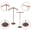 Fingerinspire 2 Sets 2 Style Iron Earring Display Stand EDIS-FG0001-40-4