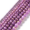 Natural Mashan Jade Beads Strands G-F670-A09-8mm-2