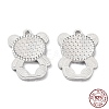 Rhodium Plated 925 Sterling Silver Pendants STER-C003-12P-1