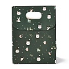 Christmas Themed Pattern Rectangle Kraft Paper Flip Bags CARB-L008-02S-02-2