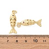 Rack Plating Brass Micro Pave Cubic Zirconia Pendants X-KK-M309-38B-G-3