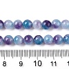 Dyed Natural White Jade Beads Strands X-G-T138-6mm-210-6-5