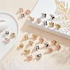 30Pcs 3 Colors Rack Plating Alloy European Beads MPDL-FH0001-09-4