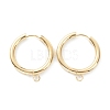 201 Stainless Steel Huggie Hoop Earring Findings STAS-P283-01K-G-1