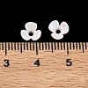 UV Plating Opaque Acrylic Bead Cap OACR-K001-39K-3