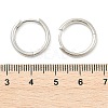 Brass Huggie Hoop Earrings LS-EJEW-K083-29P-4