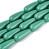 Opaque Glass Beads Strands GLAA-Q113-03A-C03-1