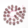 Natural Strawberry Quartz Beads Strands G-R435-15L-2
