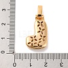 Brass Micro Pave Cubic Zirconia Pendants KK-C076-29L-G01-3