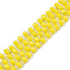 Opaque Solid Color Glass Beads Strands GLAA-N052-04-A05-1