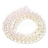 Transparent Painted Glass Beads Strands X1-DGLA-A034-T8mm-A25-5