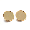 304 Stainless Steel Brooch Base Settings STAS-F191-04G-20mm-1