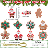 1Set Christmas Plastic Pendants DIY-SC0026-46A-2