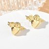 Brass Stud Earrings KK-CBA30C7-07G-2