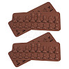 Silicone Chess Shaped Mold PH-DIY-WH0072-21-1
