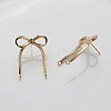 Brass Stud Earring Finding KK-U061-14B-G-2