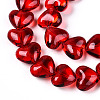 Transparency Glass Beads Strands GLAA-T023-13A-3