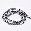 Non-magnetic Synthetic Hematite Beads Strands G-F396-11-6mm-2