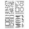 Globleland 4 Sheets 4 Styles PVC Plastic Stamps DIY-GL0004-48B-8