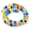 Glass Beads Strands EGLA-A034-M8mm-61-3