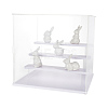 Transparent Plastic Minifigures Display Case ODIS-WH0025-142C-1