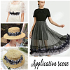 5 Yards Pleated Organza Ribbon OCOR-GF0002-33B-4