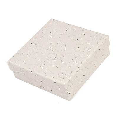 Square Paper Jewelry Storage Boxes with Sponge Inside LS-CON-I013-01E-1