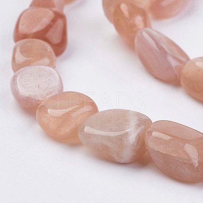 Natural Sunstone Beads Strands G-F439-04-1