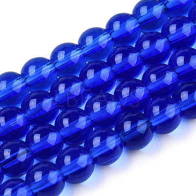 Transparent Glass Beads Strands GLAA-T032-T4mm-16-1