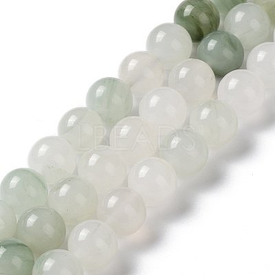 Natural Tianshan Cui Quartzite Beads Strands G-B046-01A-1