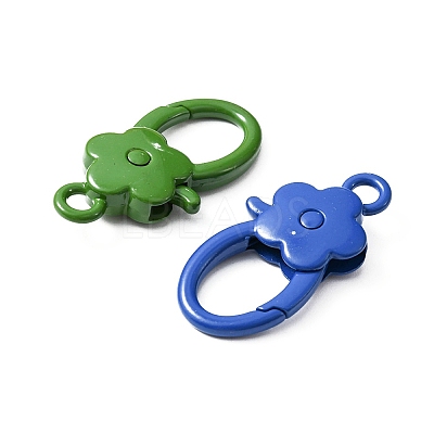 10Pcs Spray Painted Alloy Lobster Claw Clasps FIND-YW0001-58-1