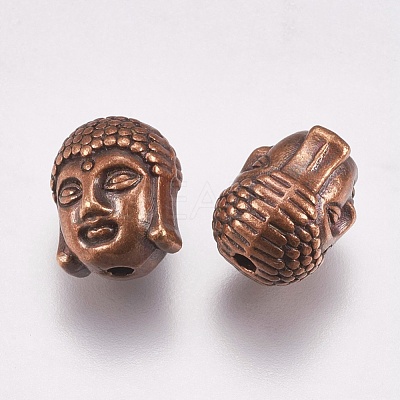 Tibetan Style Alloy Beads X-TIBEB-60542-R-FF-1