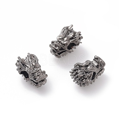 Tibetan Style Alloy Beads PALLOY-F257-03B-1