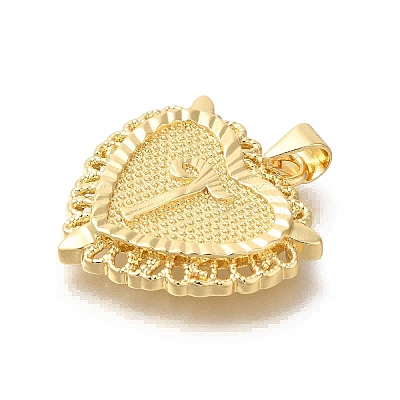 Rack Plating Brass Pendants KK-I722-09G-T-1
