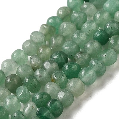 Natural Green Aventurine Beads Strands G-D081-A09-1