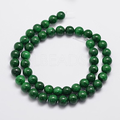 Natural Malaysia Jade Beads Strands X-G-A146-8mm-B04-1