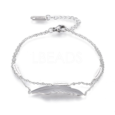 Tarnish Resistant 304 Stainless Steel Multi-strand Bracelets BJEW-K219-10P-1