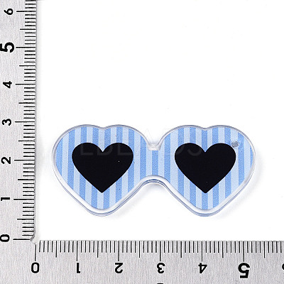 Acrylic Pendants BACR-T001-04-1
