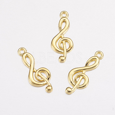 Treble Clef Pendants TIBEP-R315-G-LF-1
