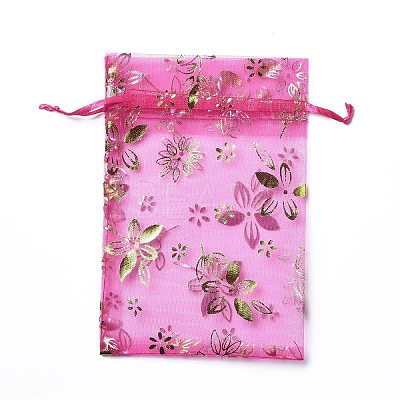 Organza Drawstring Jewelry Pouches OP-I001-A08-1