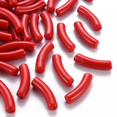 Opaque Acrylic Beads X-MACR-S372-002B-S010-1