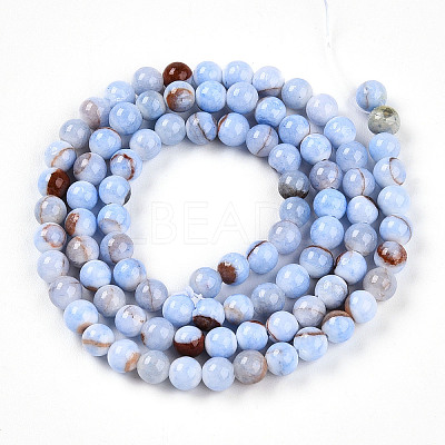Natural Persian Jade Beads Strands G-A255-A02-04A-1