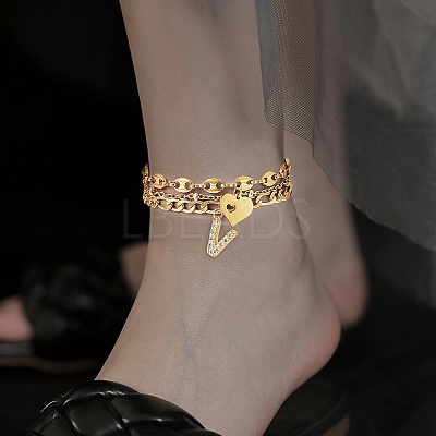 Anklets Sets AJEW-AN00383-19-1