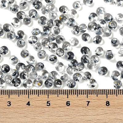 6/0 Spray Paint Fringe Glass Seed Beads SEED-H003-11E-1
