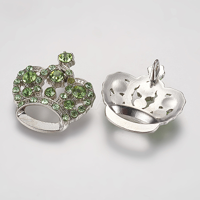 Rhinestone Pendants RSB453-9-1