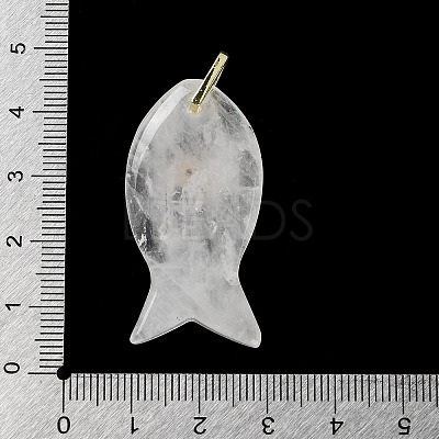 Natural Quartz Crystal Pendants X-G-Z102-02G-06-1
