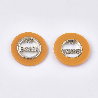 Opaque Acrylic Pendants MACR-T031-04-M-1