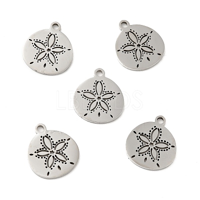Non-Tarnish 201 Stainless Steel Pendants STAS-E015-04P-1