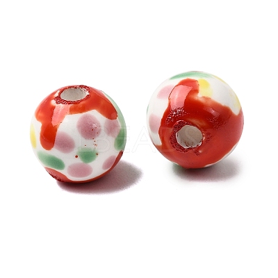Handmade Porcelain Beads PORC-A034-02G-1