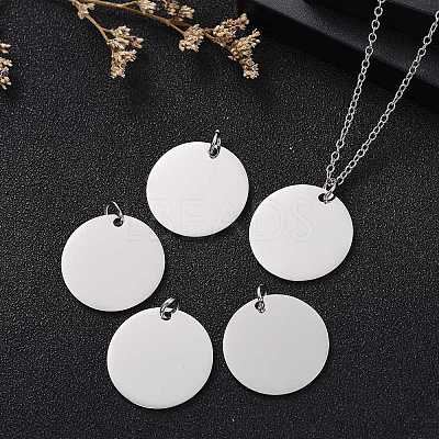 Anti-Tarnish 304 Stainless Steel Pendants STAS-I311-32H-P-1